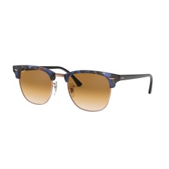 Ray-Ban RB 3016 Clubmaster 125651 Spotted Brown/blue