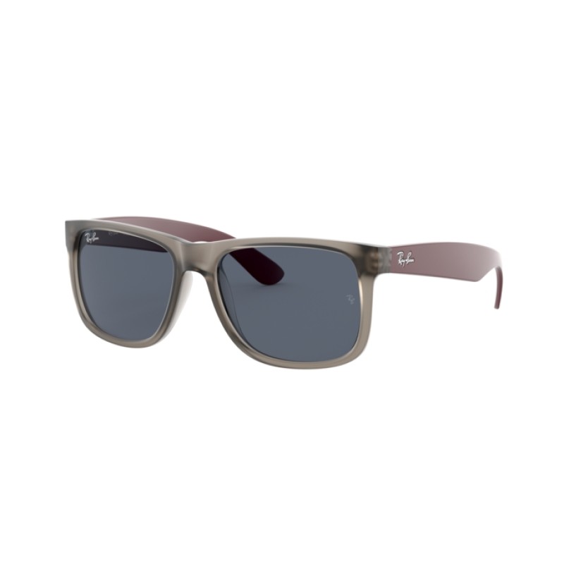 Ray-Ban RB 4165 Justin 650987 Rubber Transparent Grey | Sunglasses Man