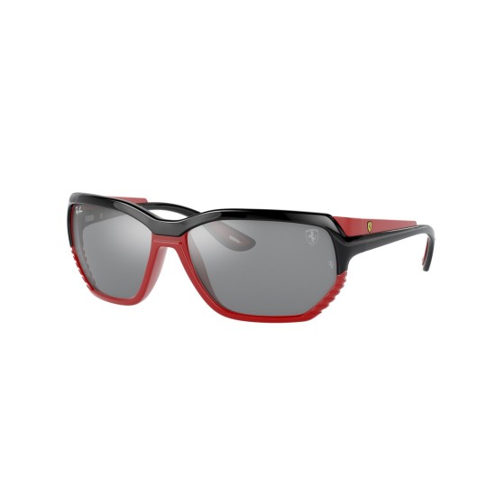 semaphore Tyranny partition Ray-Ban RB 4366M - F6766G Black On Matte Red | Sunglasses Unisex
