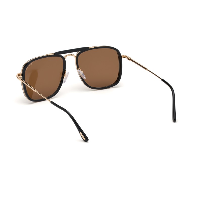 Tom Ford Men's Huck Brow Bar Aviator Sunglasses, 61mm | Bloomingdale's