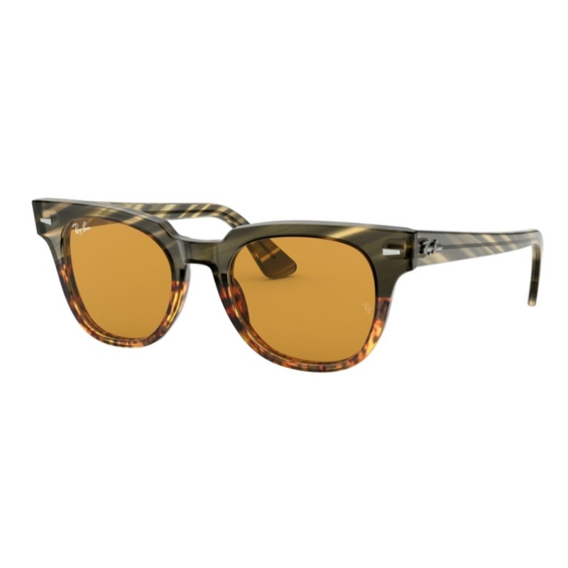 Ray-Ban RB 2168 Meteor 12683L Green Gradient Brown Stripped