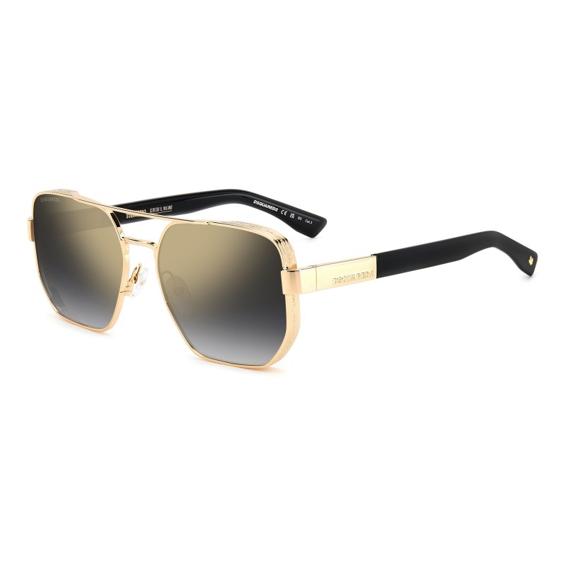 D2 0083/S - FQ Black Sunglasses Man