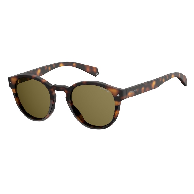 Polaroid PLD1023/S Medium (Size-51) Golden Brown Tortoise Green Mirror  202K7 Unisex Polarized Sunglasses