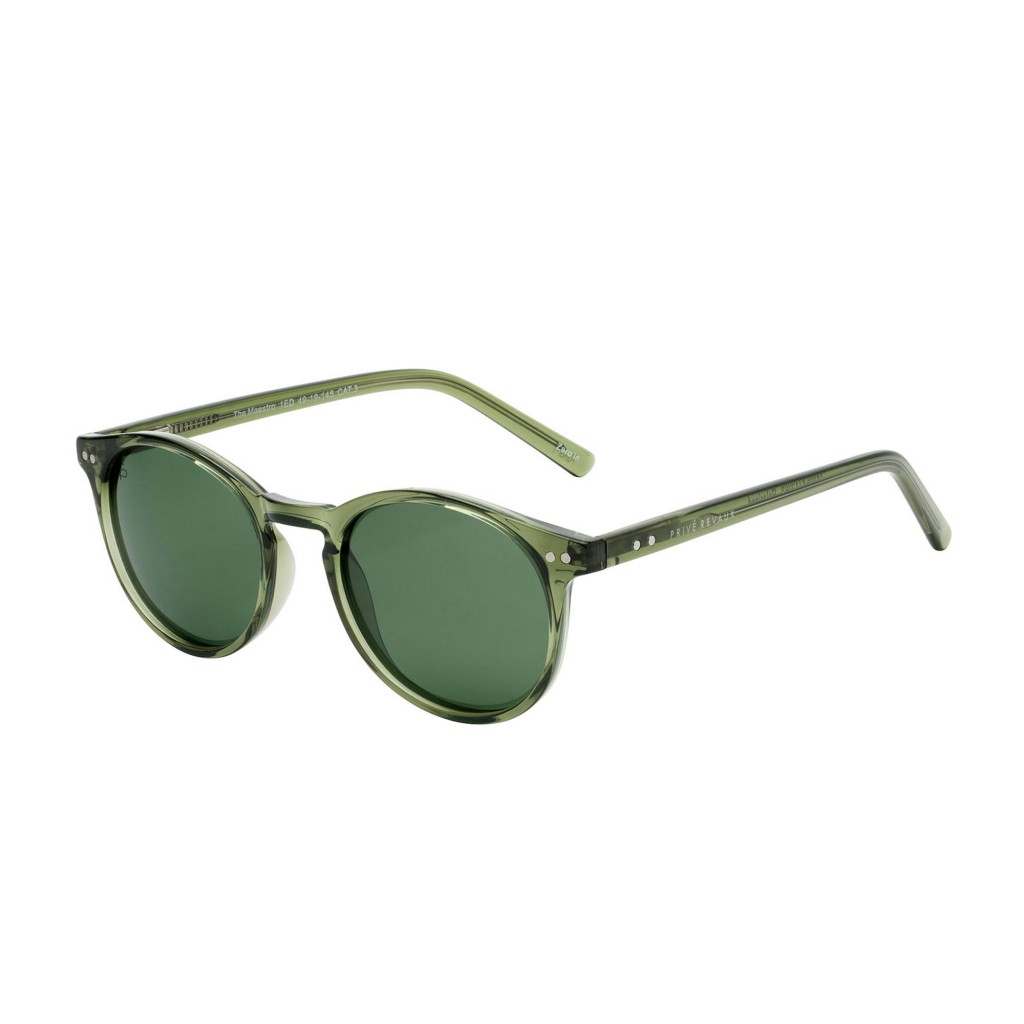 Privé Revaux | So Prime Sunglasses | Gold Green