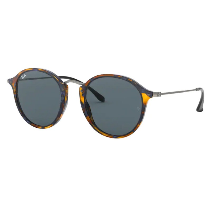 Ray-Ban RB 2447 Round 1158R5 Spotted Blue Havana