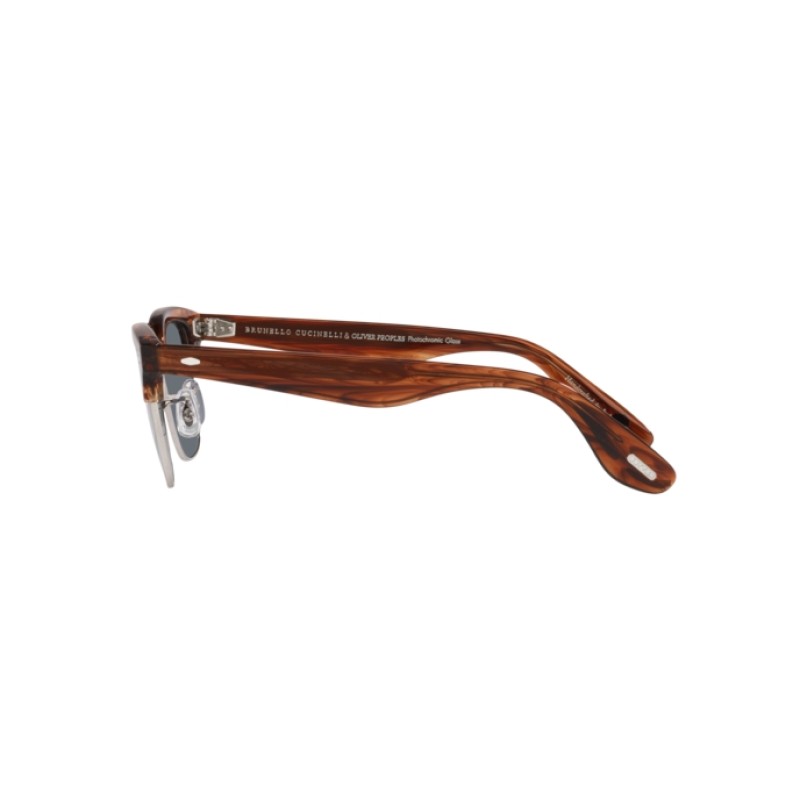 Oliver Peoples OV 5486S Capannelle 1721R8 Dark Amber Smoke/silver