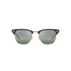 Ray-Ban RB 3716 Clubmaster Metal 9255G4 Green On Gold