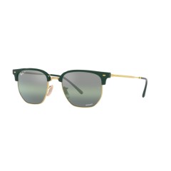 Ray-Ban RB 4416 New Clubmaster 6655G4 Green On Gold