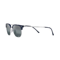 Ray-Ban RB 4416 New Clubmaster 6656G6 Blue On Silver