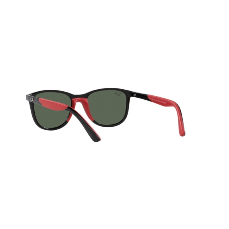 Ray-ban Junior RJ 9077S - 713171 Black On Red
