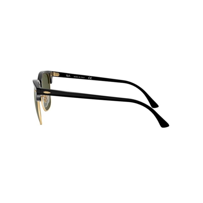 Ray-ban RB 3016 Clubmaster W0365 Black On Gold