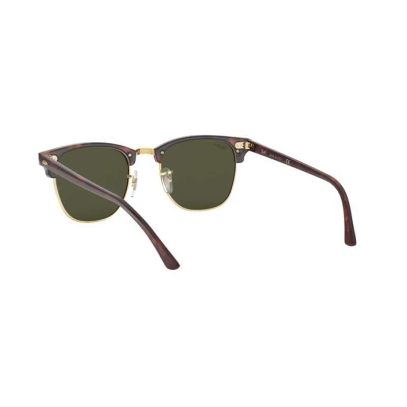Ray-ban RB 3016 Clubmaster W0366 Tortoise On Gold