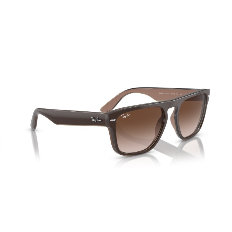 Ray-Ban RB 4407 - 673113 Brown Light Brown Transparent Beige