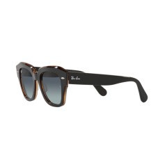 Ray-Ban RB 2186 State Street 132241 Black On Transparent Brown