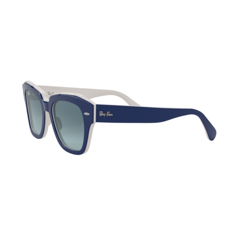 Ray-Ban RB 2186 State Street 12993M Blue On White