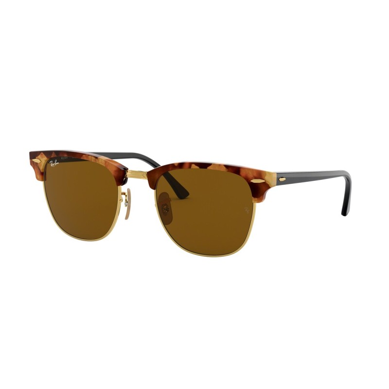 Ray-Ban RB 3016 Clubmaster 1160 Spotted Brown Havana