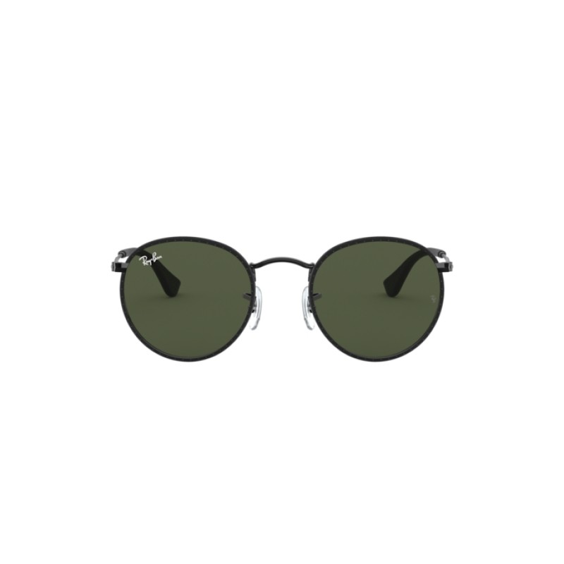 Ray-Ban RB 3475Q Round Craft 9040 Leather Black