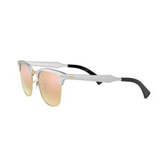 Ray-Ban RB 3507 Clubmaster Aluminum 137/7O Brusched Silver