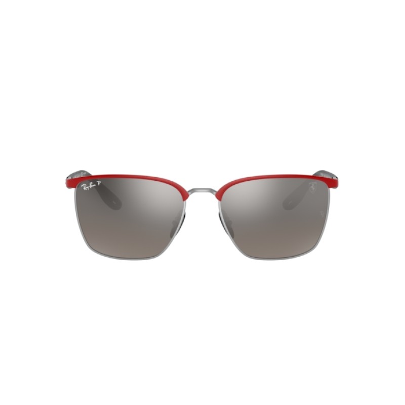 Ray-Ban RB 3673M - F0455J Red Ferrari On Silver