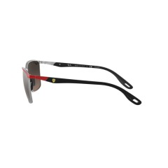 Ray-Ban RB 3673M - F0455J Red Ferrari On Silver