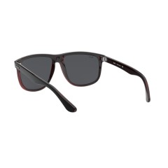 Ray-Ban RB 4147 Rb4147 617187 Top Mat Black On Red Trasp