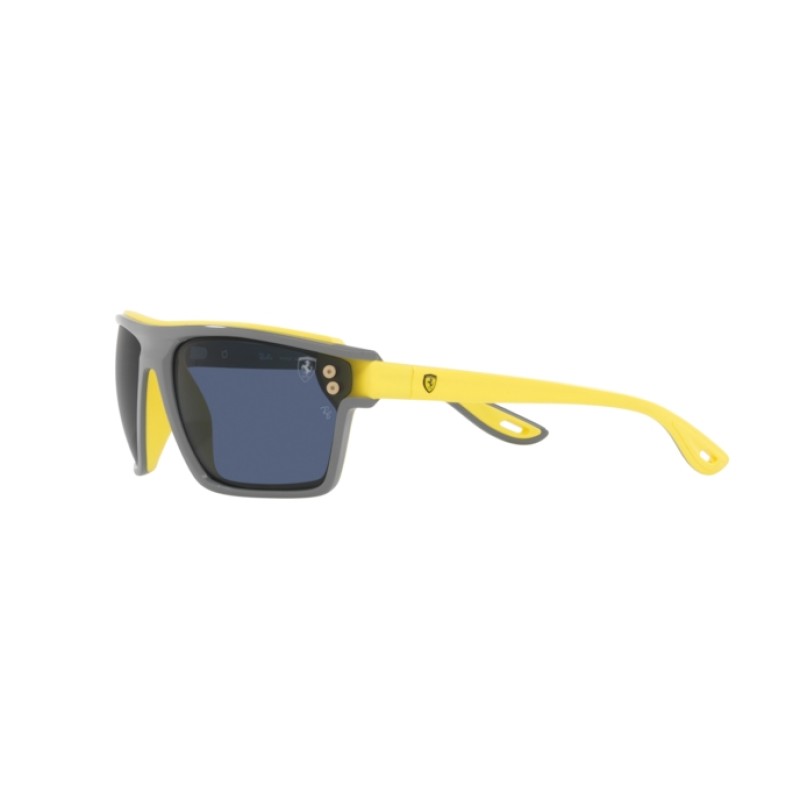 Ray-Ban RB 4370M - F67380 Rubber Yellow On Blue