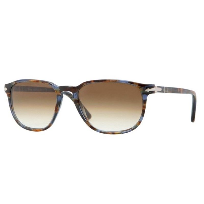 Persol PO 3019 944-51 Horn A Strips Blue