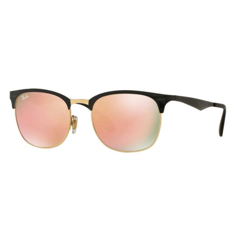 Ray-Ban RB 3538 - 187/2Y Top Shiny Black On Gold