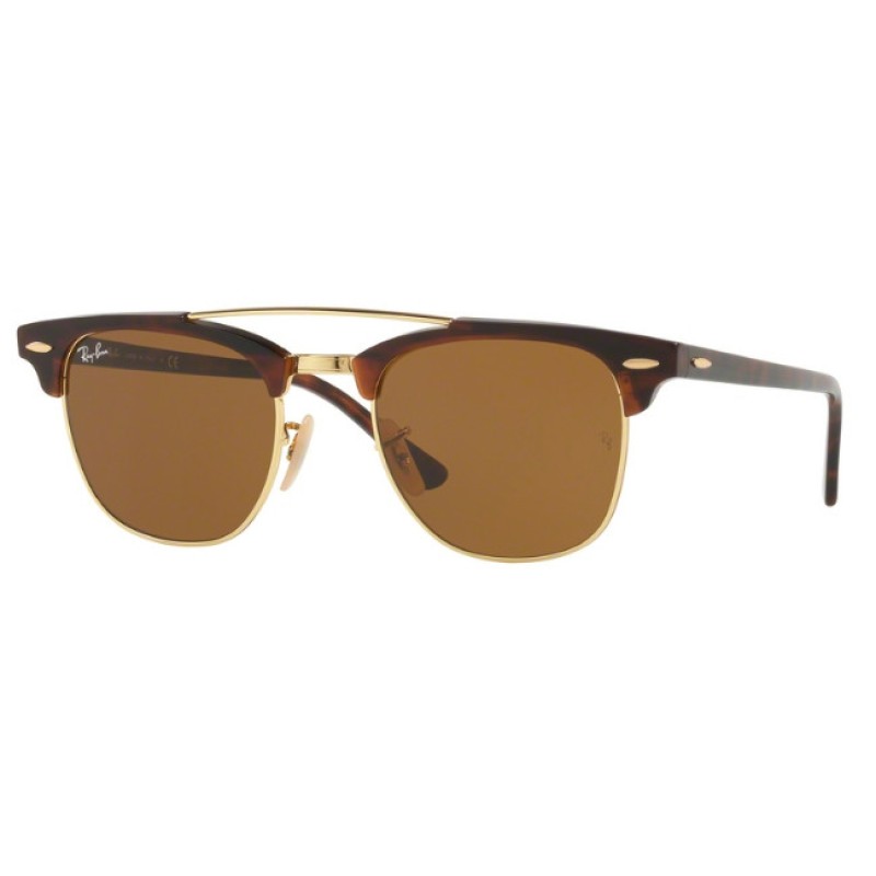 Ray-Ban RB 3816 Clubmaster Doublebridge 990/33 Gold