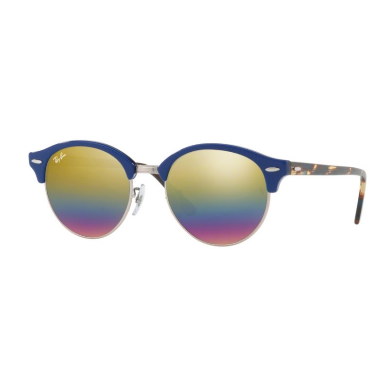 Ray-Ban RB 4246 Clubround 1223C4 Top Blue On Trasparent Blue
