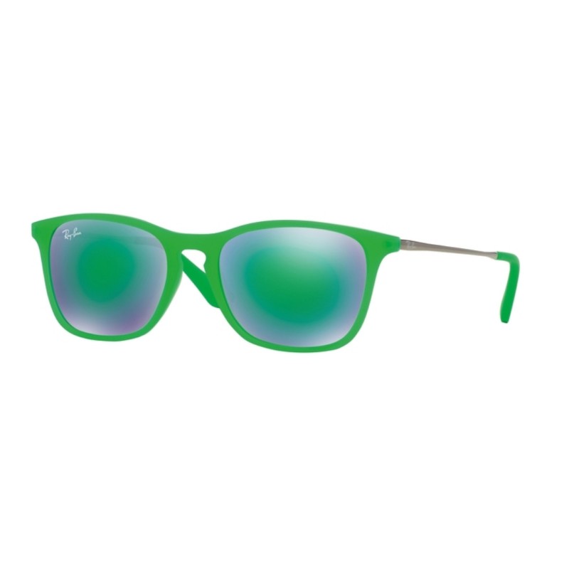 Ray-Ban Junior RJ 9061S - 70073R Green Fluo Trasp Rubber