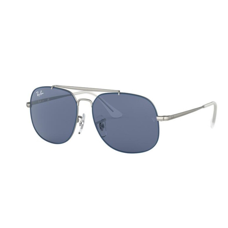 Ray-Ban Junior RJ 9561S Junior The General 280/80 Top Rubber Blue On Silver