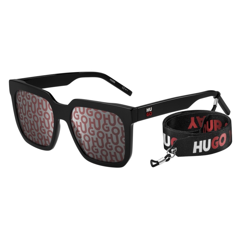 Hugo Boss HG 1218/S - UYY 0L Black Pattern Red