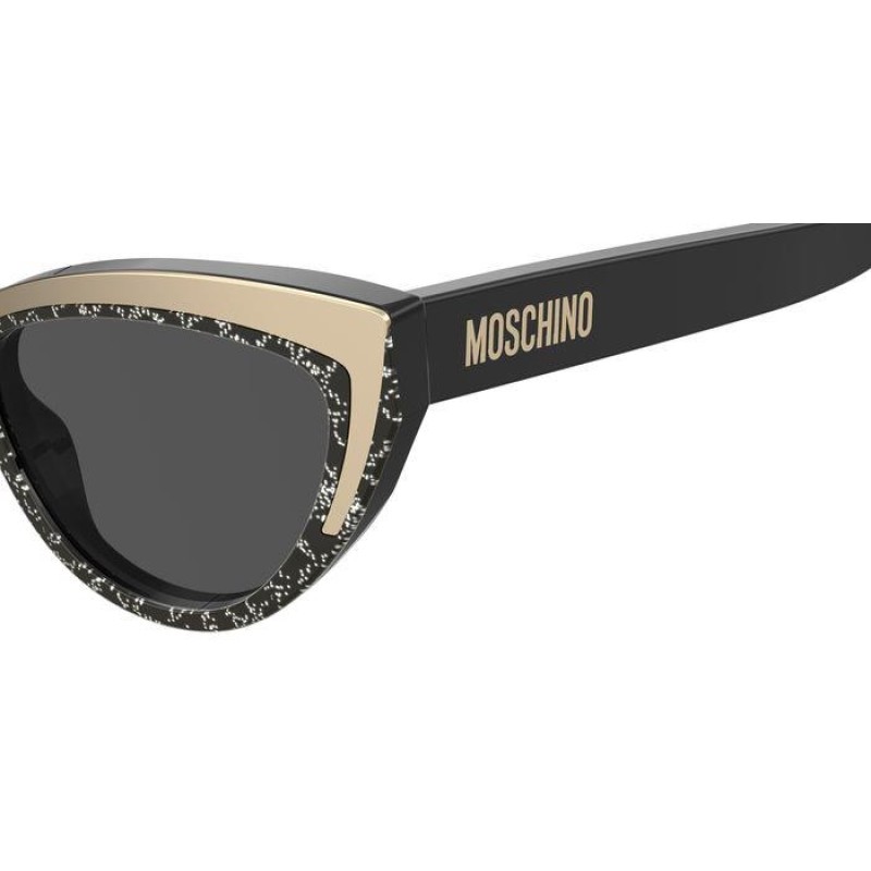Moschino MOS094/S - AE2 IR Black Gold Glitter