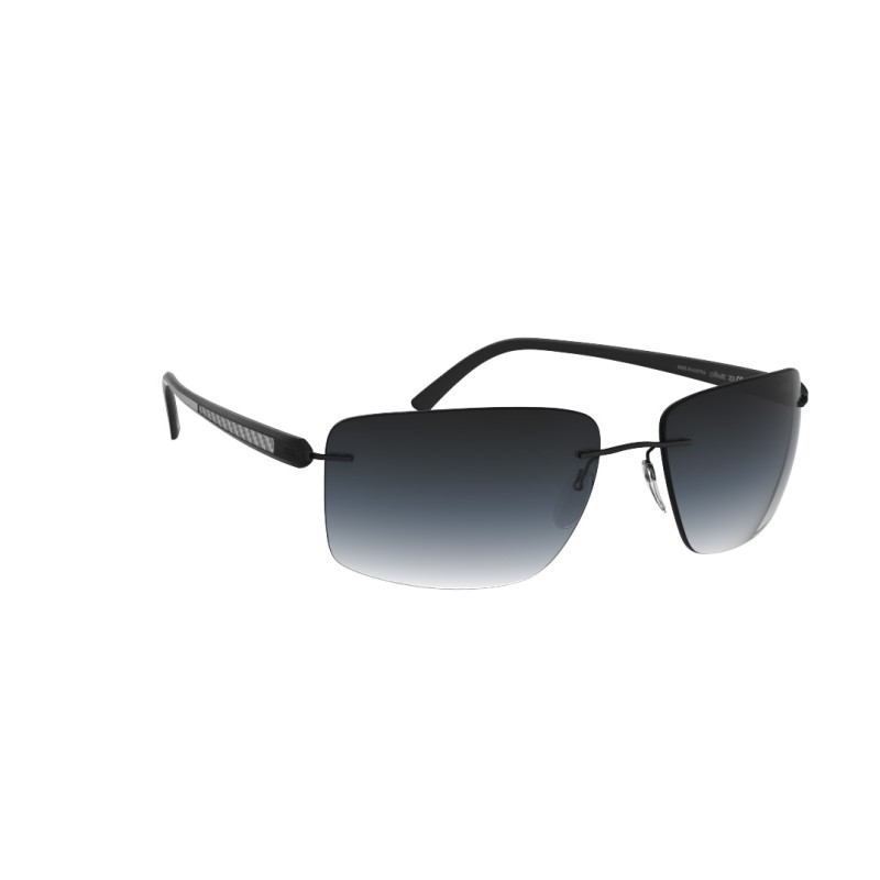 Silhouette 8722 Carbon T1 Collection Spielberg 9140 Black - Silver
