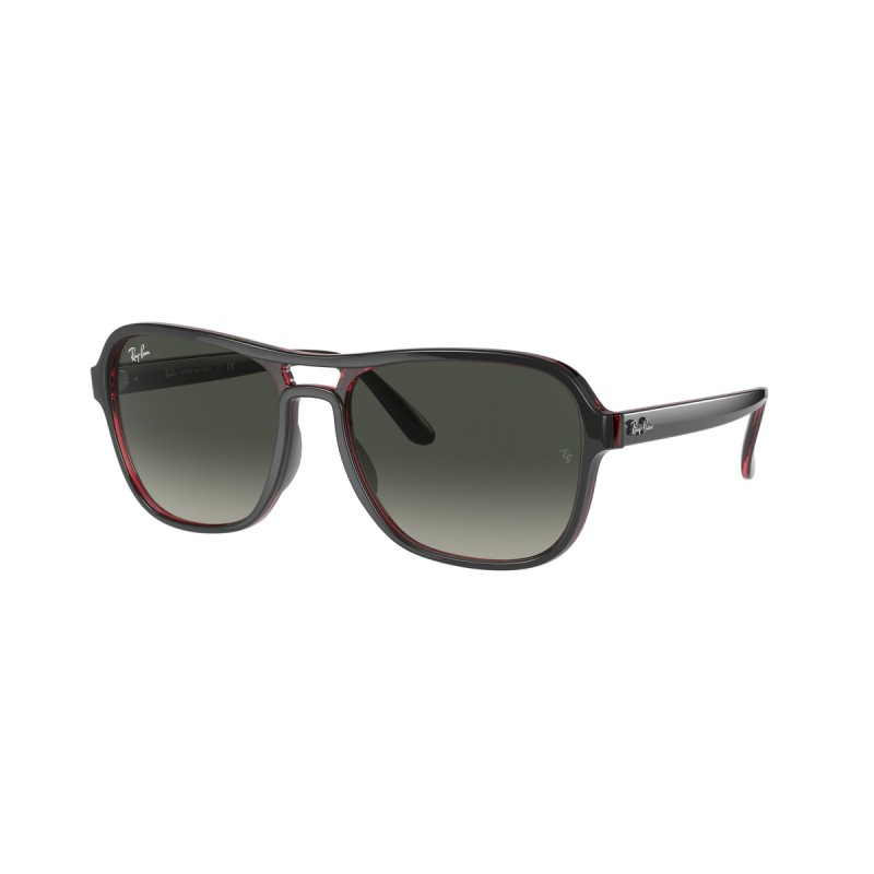 Ray-Ban RB 4356 State Side 660571 Grey Transparent Red Grey