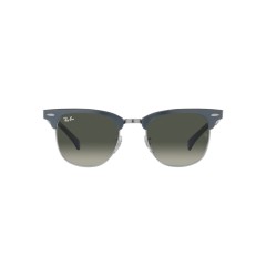 Ray-Ban RB 3507 Clubmaster Aluminum 924871 Blue On Silver