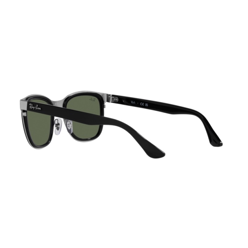 Ray-ban RB 3709 Clyde 003/71 Black On Silver