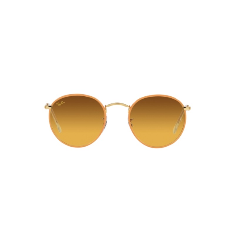 Ray-Ban RB 3447JM Round Full Color 91963C Yellow On Legend Gold