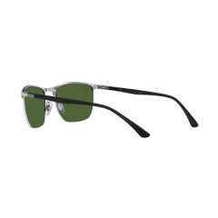 Ray-Ban RB 3686 - 9144P1 Black On Silver