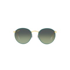 Ray-Ban RB 3447JM Round Full Color 9196BH Petroleum On Legend Gold