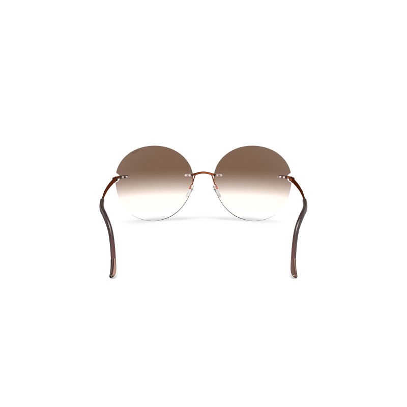 Silhouette 8190 Rimless Shades Calella 2540 Earthy Amber