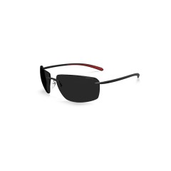 Silhouette 8727 Streamline Collection Biscayne Bay 9040 Black - Racing Red