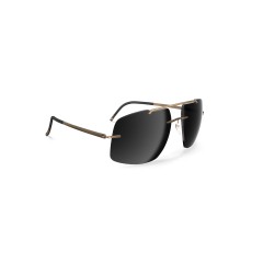Silhouette 8739 Rimless Shades Bogatell 7630 Gold