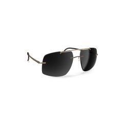 Silhouette 8739 Rimless Shades Bogatell 7630 Gold