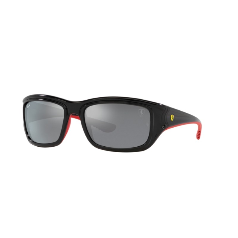 Ray-ban RB 4405M - F6016G Black On Red
