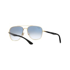 Ray-ban RB 3683 - 90003F Black On Gold